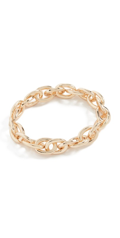 SHASHI Chain of Command Bracelet Gold