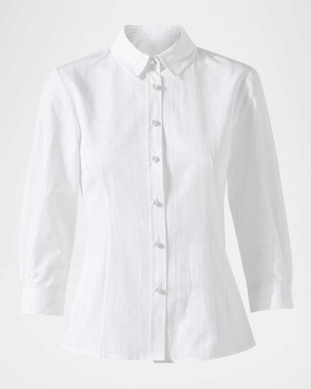 Icon Blouse With Pearly Buttons