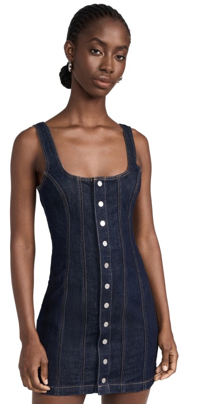 ABRAND Angel Mini Lila Dress Rinse Denim