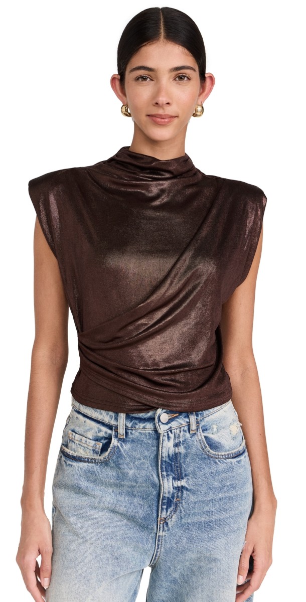ASTR the Label Solange Top Brown