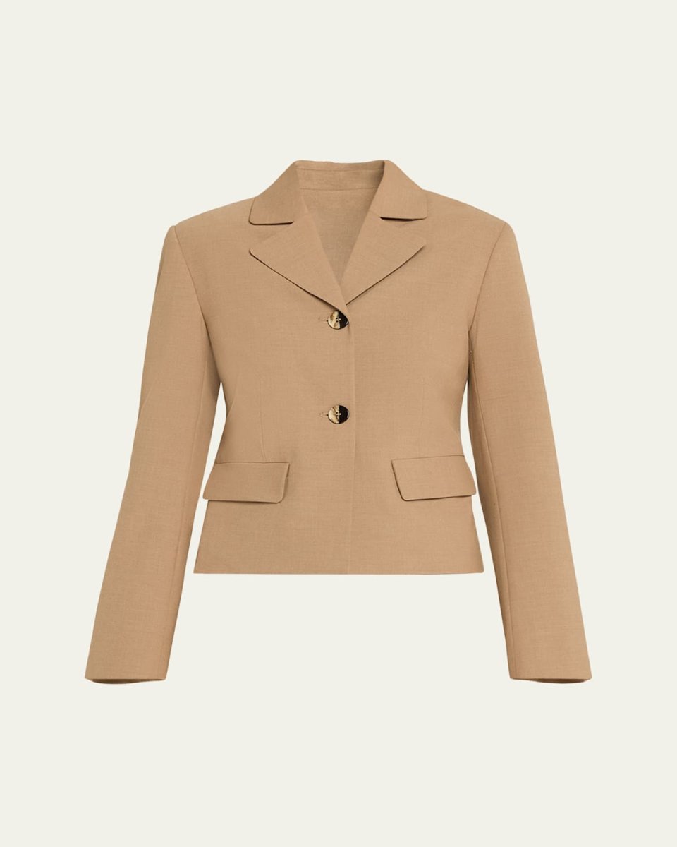 Fitted Melange Blazer