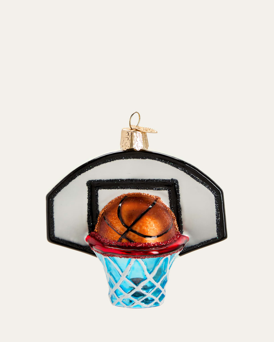 Basketball Hoop Christmas Ornament