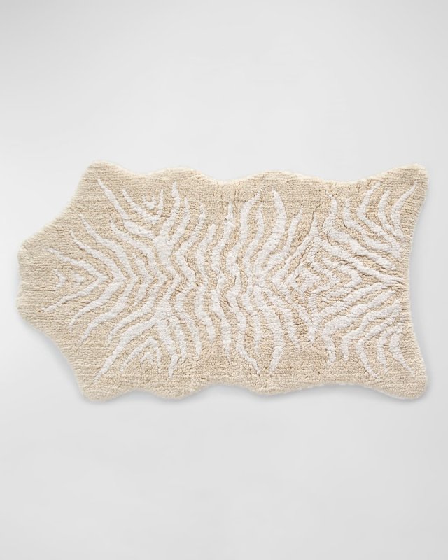Mountain Zebra Bath Rug, 35" x 59"