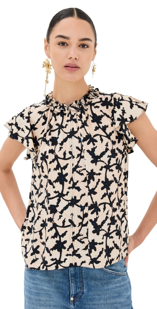 Ulla Johnson Julia Top Moonstone