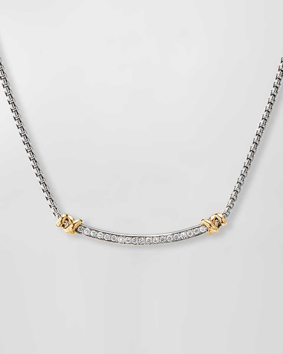 Petite Helena Wrap Diamond Station Necklace