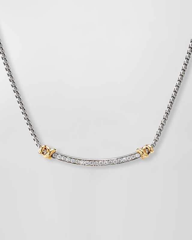 Petite Helena Wrap Diamond Station Necklace