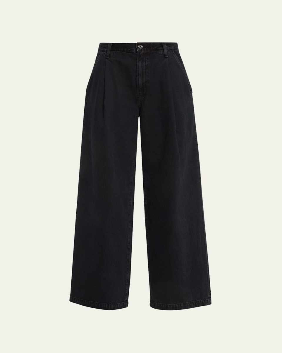 Ellis Pleated Denim Trousers