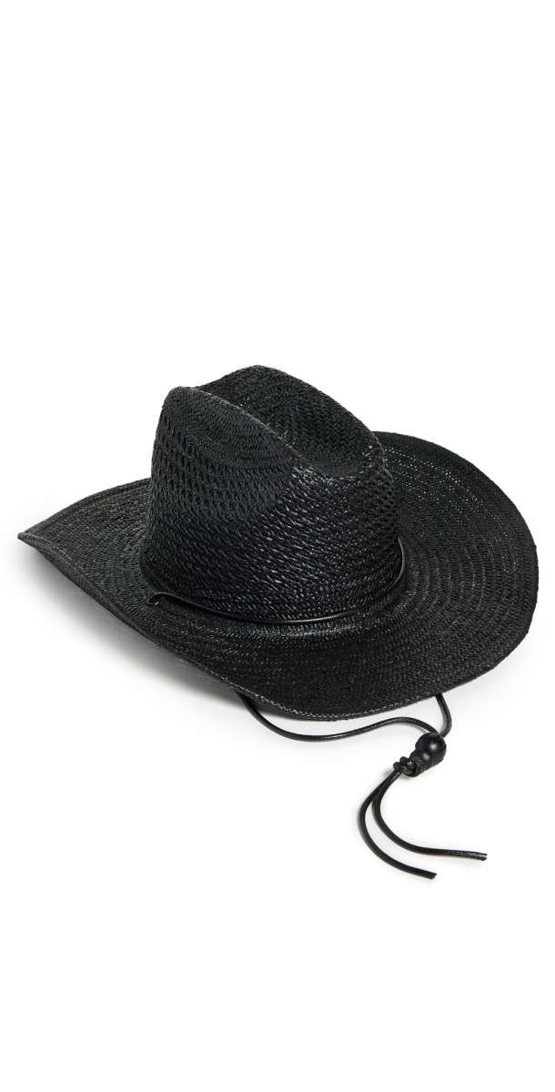 Lack Of Color The Outlaw II Straw Hat Black