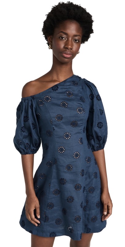 Figue Darcy Dress Slate Navy