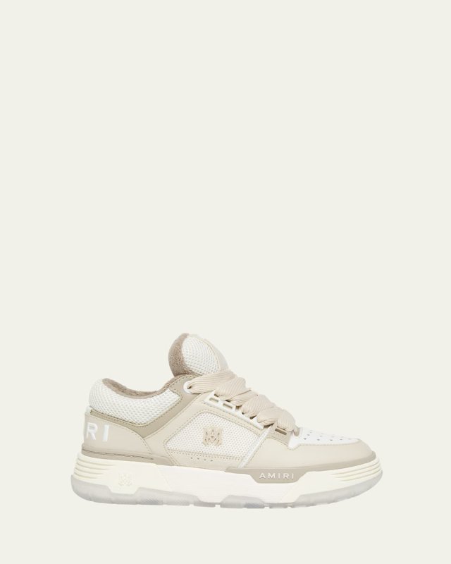 MA-1 Leather Mesh Sneakers