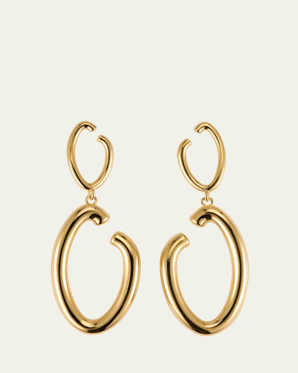 O Drop Hoop Earrings