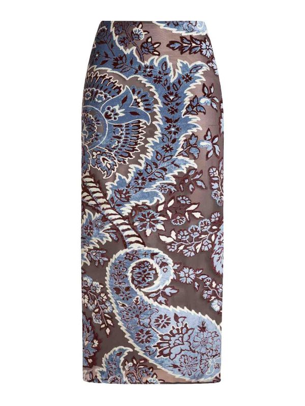 Etro Jupe Midi - Multicolore