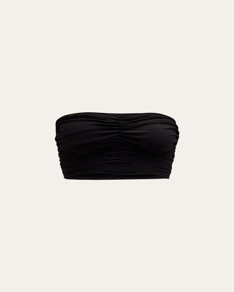 Cropped Slinky Bra Bikini Top