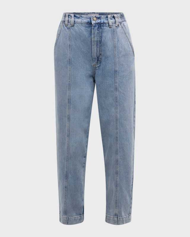 Court Mid-Rise Relaxed Straight Jeans