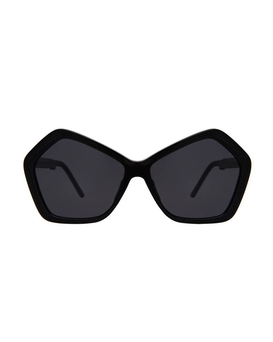 Barbra Geometric Acetate Sunglasses