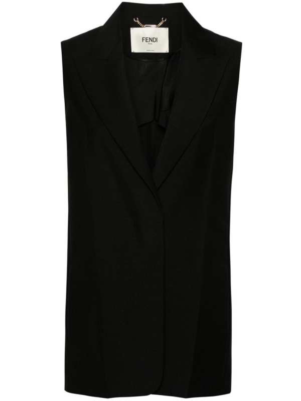 peak-lapel waistcoat