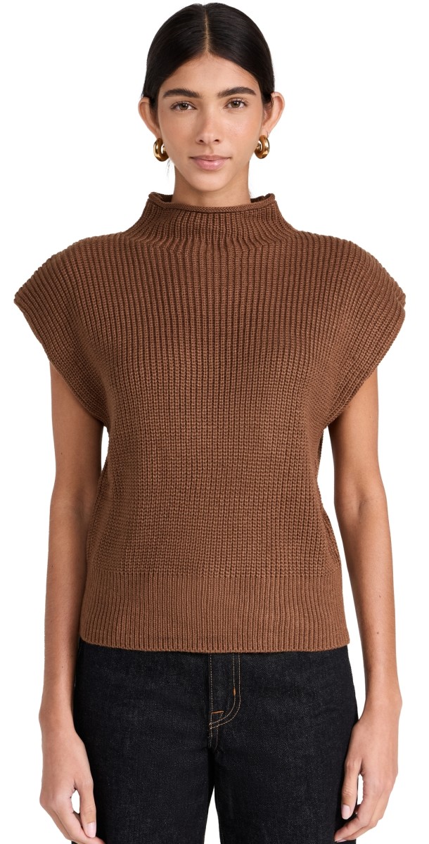 En Saison Karalie Knit Sweater Brown