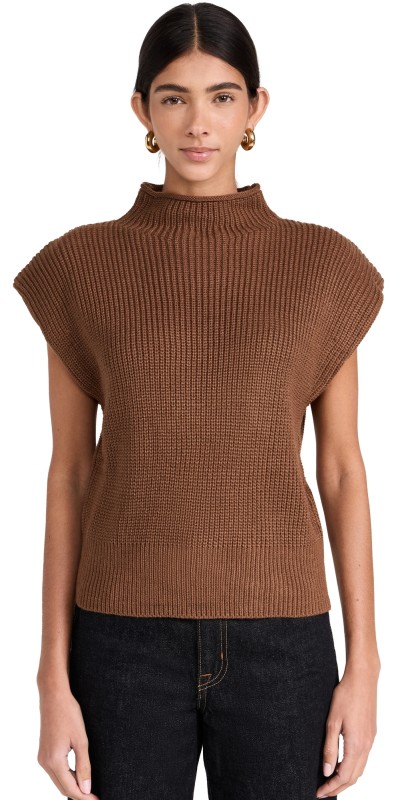 En Saison Karalie Knit Sweater Brown