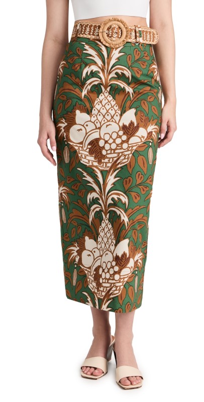 Cara Cara Blaze Skirt Green Fruit Basket
