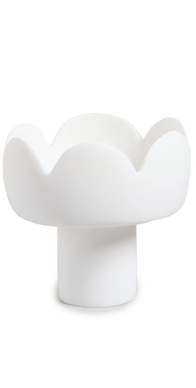 TF DESIGN Fleur Medium Footed Bowl Whit