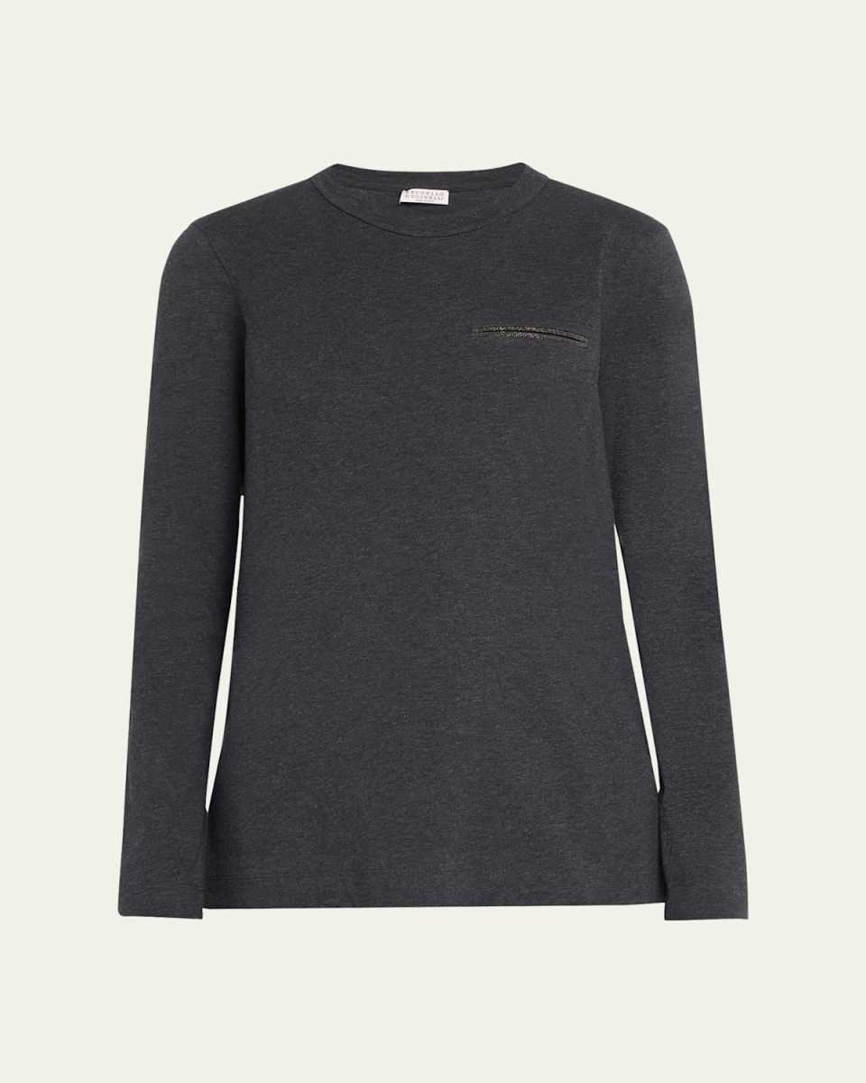 Monili-Pocket Long-Sleeve T-Shirt