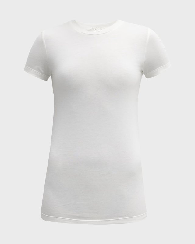 Salon Short-Sleeve Fitted Tee