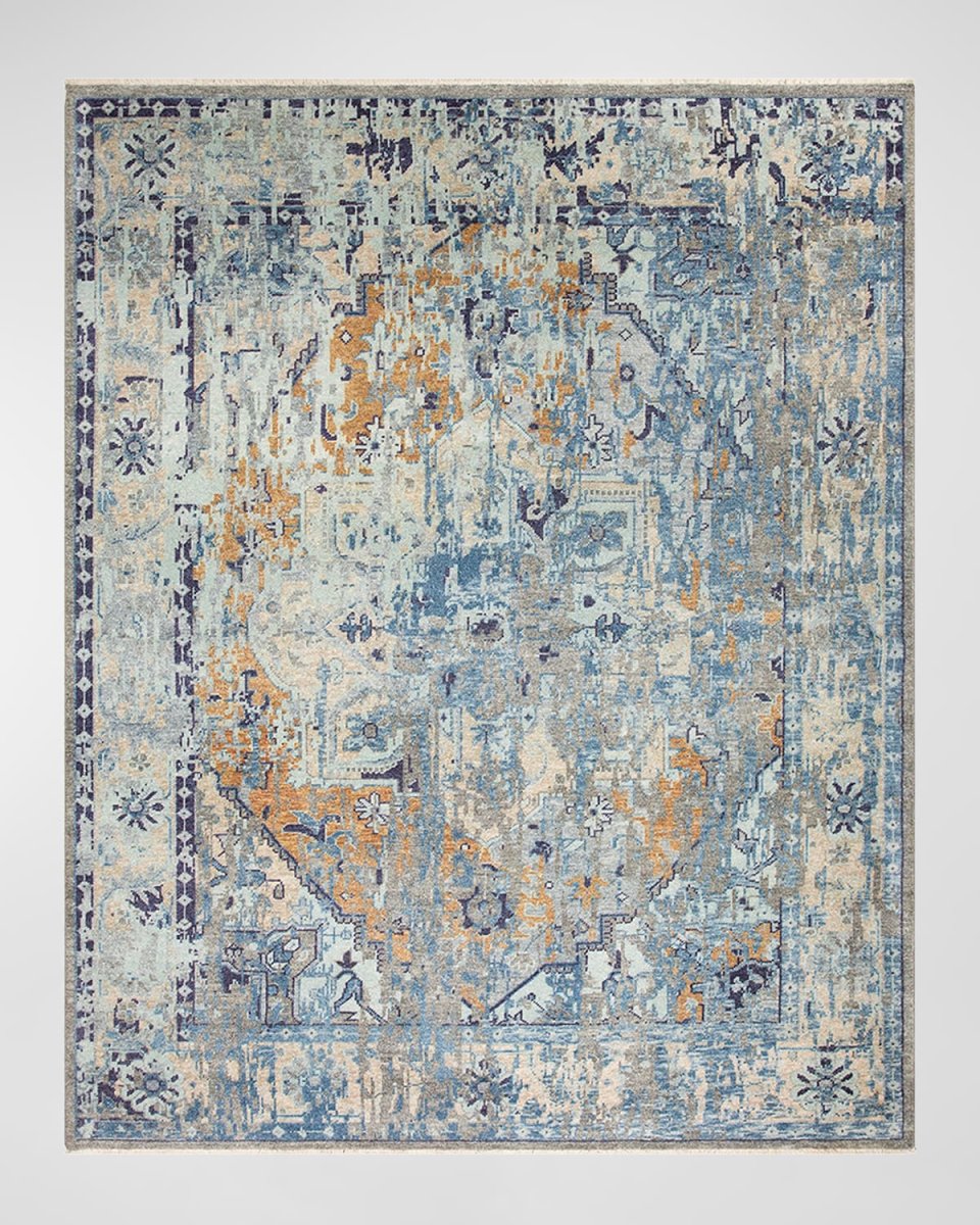 Cappadocia Blue Hand-Knotted Rug, 8' x 11'