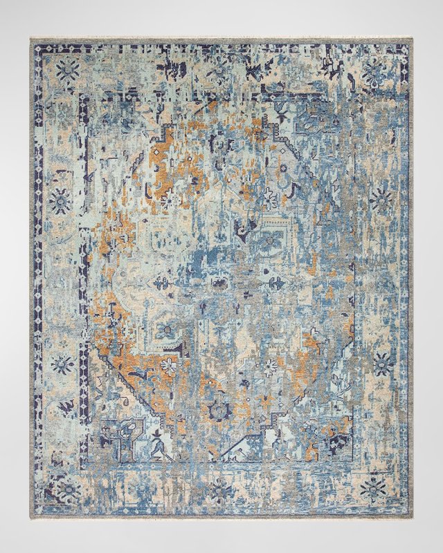 Cappadocia Blue Hand-Knotted Rug, 8' x 11'