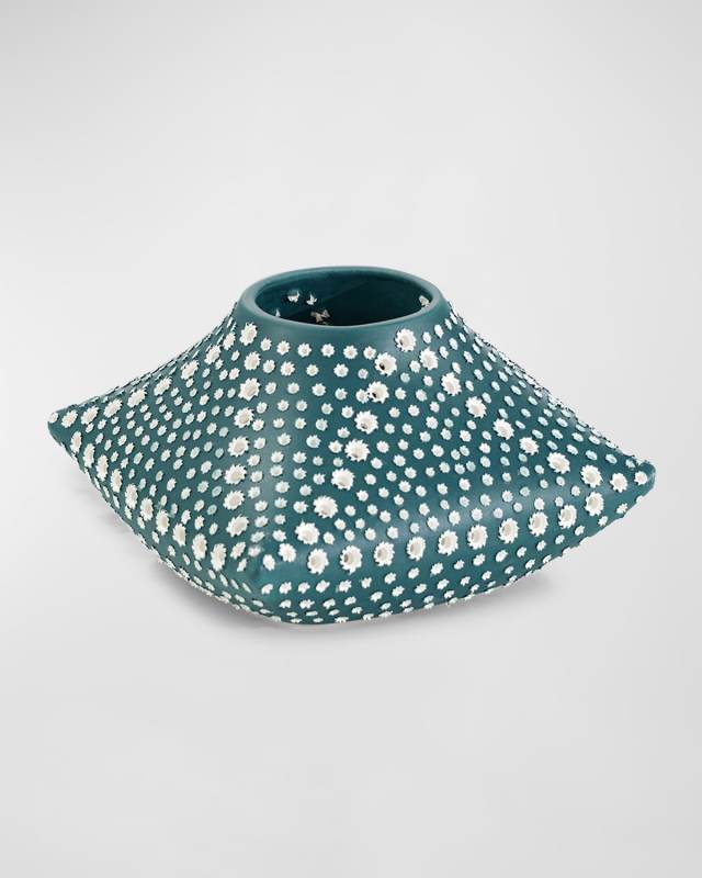 Forest Green Porcelain Vase