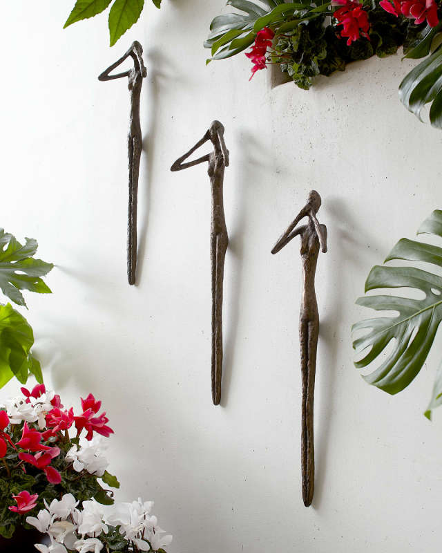 'See, Speak, & Hear No Evil' Outdoor Wall Art, 3-Piece Set