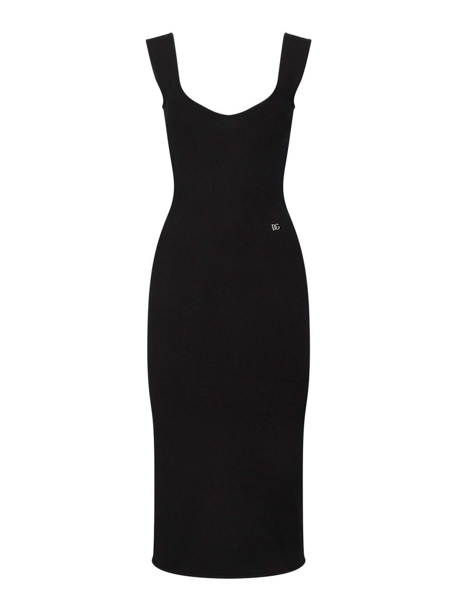 Dolce & Gabbana Maxi Robe - Noir