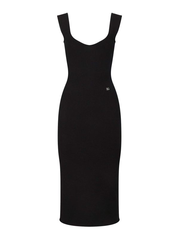 Dolce & Gabbana Maxi Robe - Noir