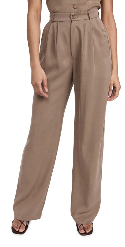 Reformation Mason Pants Mushroom
