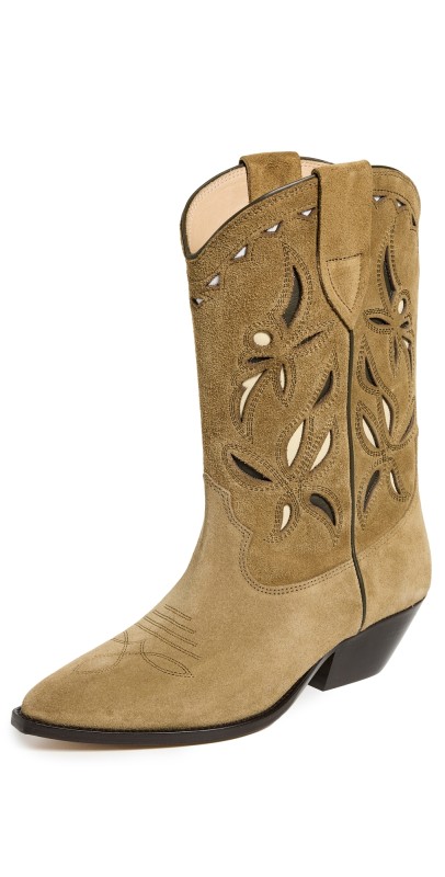 Isabel Marant Duerto Boots Taupe/Khaki