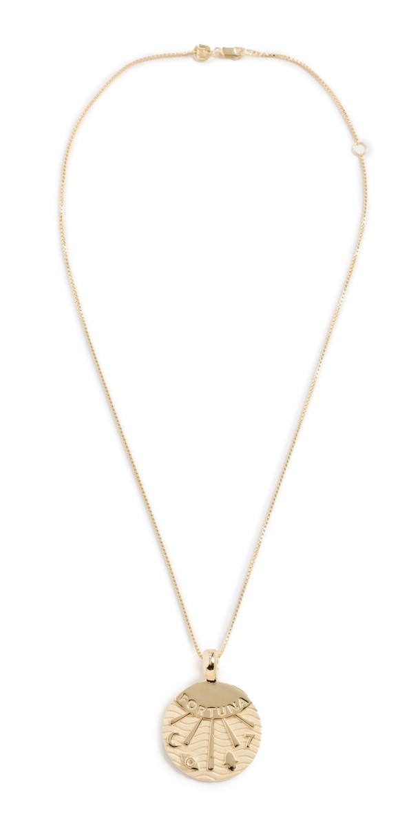 Jennifer Zeuner Jewelry Fortuna Necklace Gold