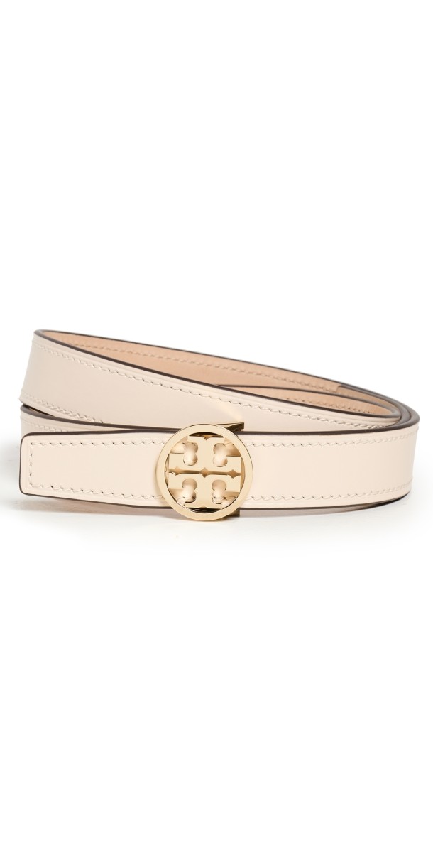 Tory Burch 1 Miller Belt New Cream/Gold