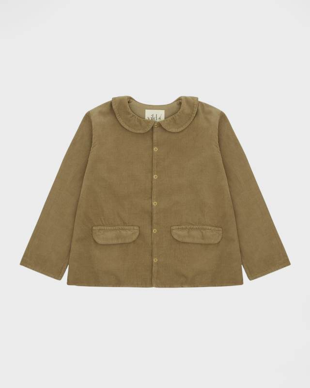 Kid's Organic Cotton Corduroy Jacket, Size Newborn-3