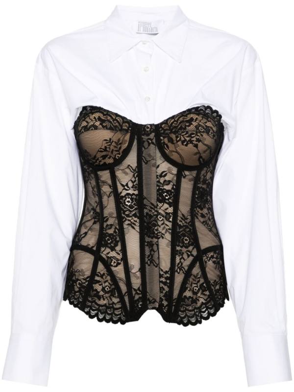 corset-style shirt