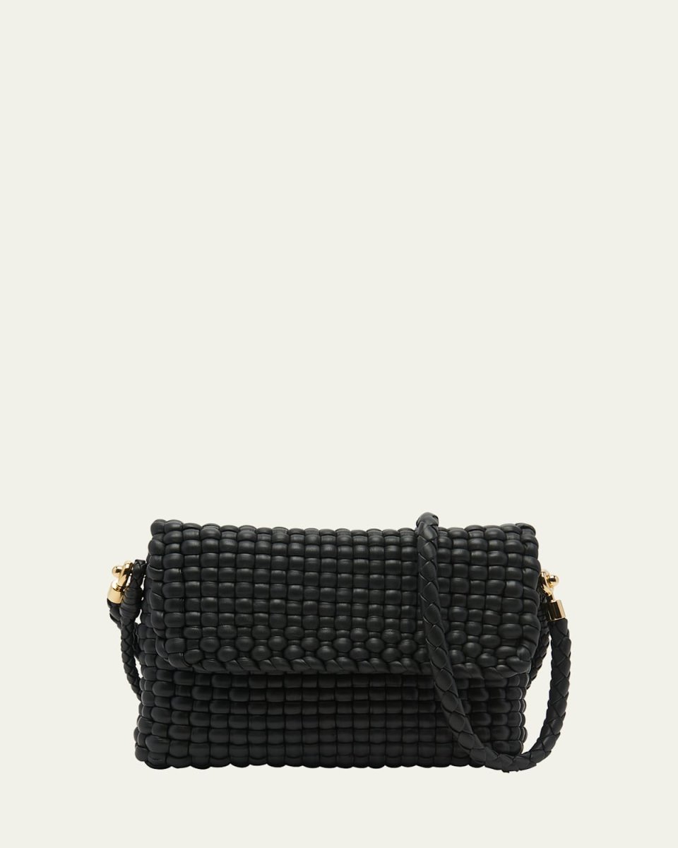 Swing Intreccio Flap Shoulder Bag
