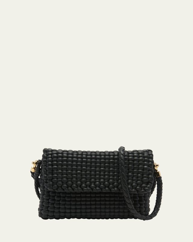 Swing Intreccio Flap Shoulder Bag