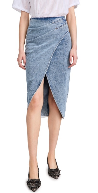 IRO Etana Skirt Snow Blue