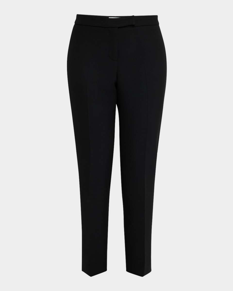 Mid-Rise Cropped Skinny Pants