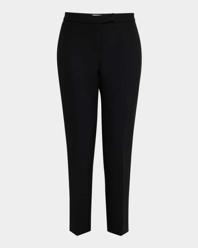 Mid-Rise Cropped Skinny Pants