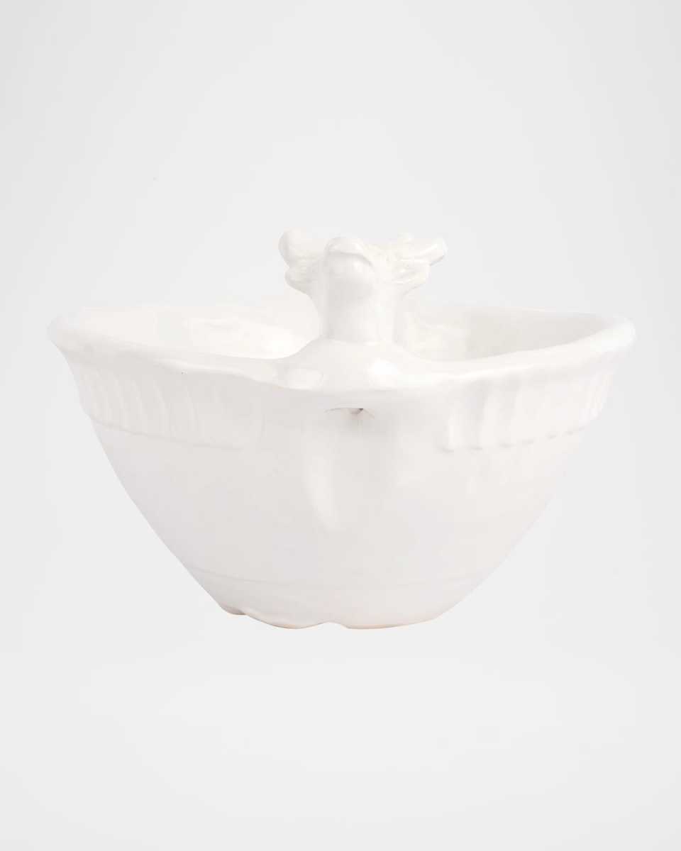 Pietra Natale Figural Deer Deep Bowl