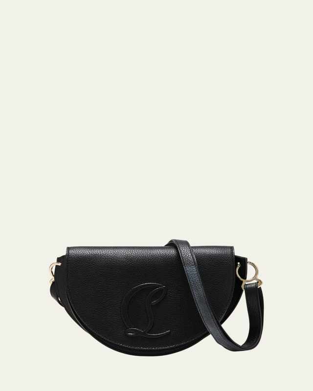 By My Side Crossbody in Leather with CL Logo
