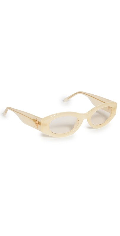 Linda Farrow x Attico Berta Sunglasses Yellow/Gold/Yellow