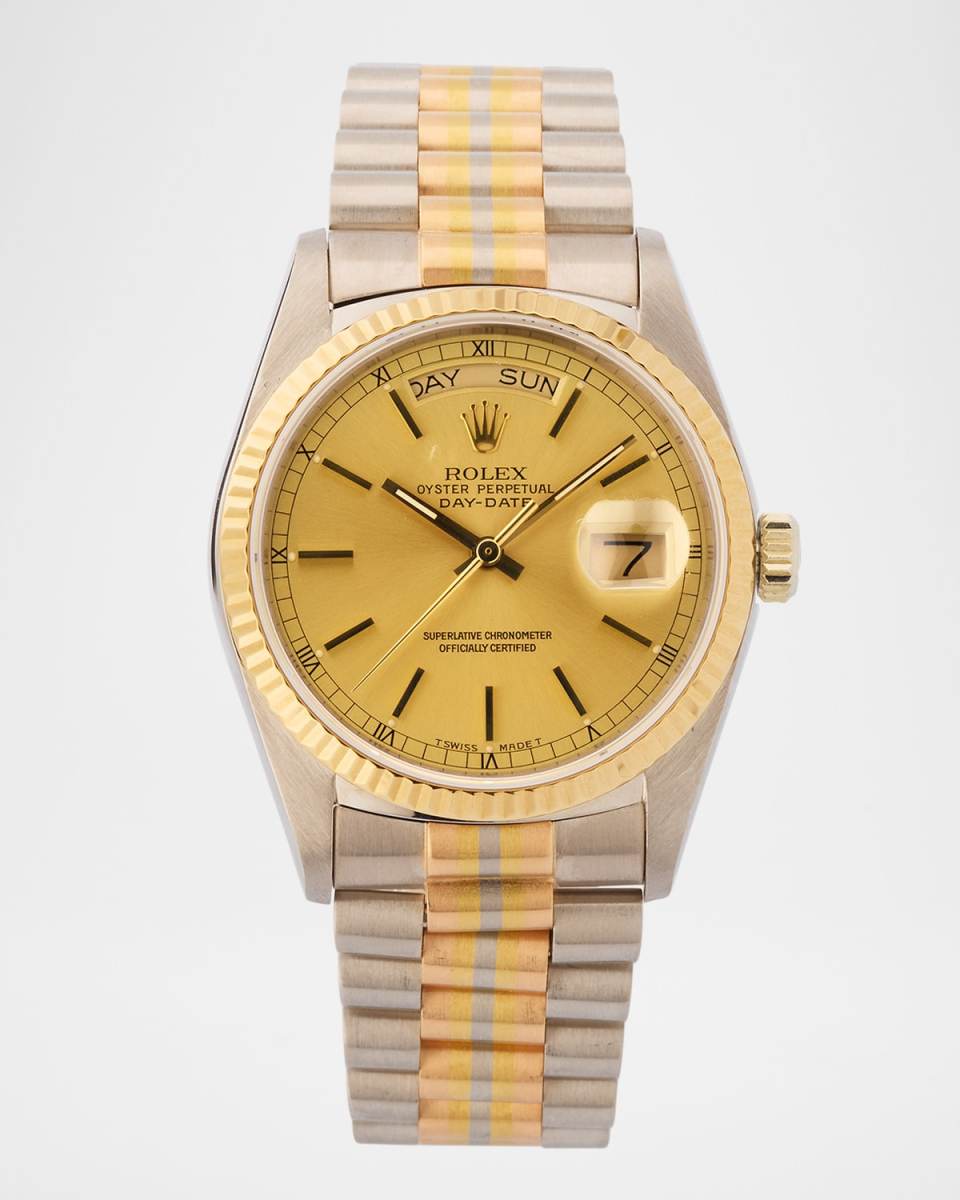 Rolex President Tridor 18K Gold 36mm Vintage 1985 Watch