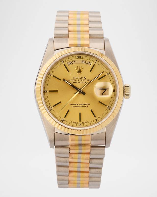 Rolex President Tridor 18K Gold 36mm Vintage 1985 Watch