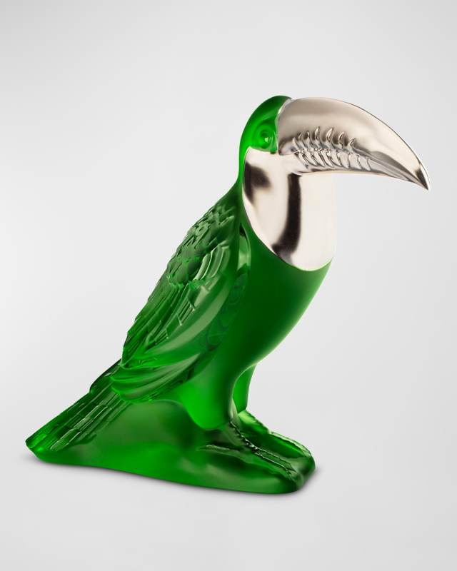 Platinum Stamped Toucan Figure