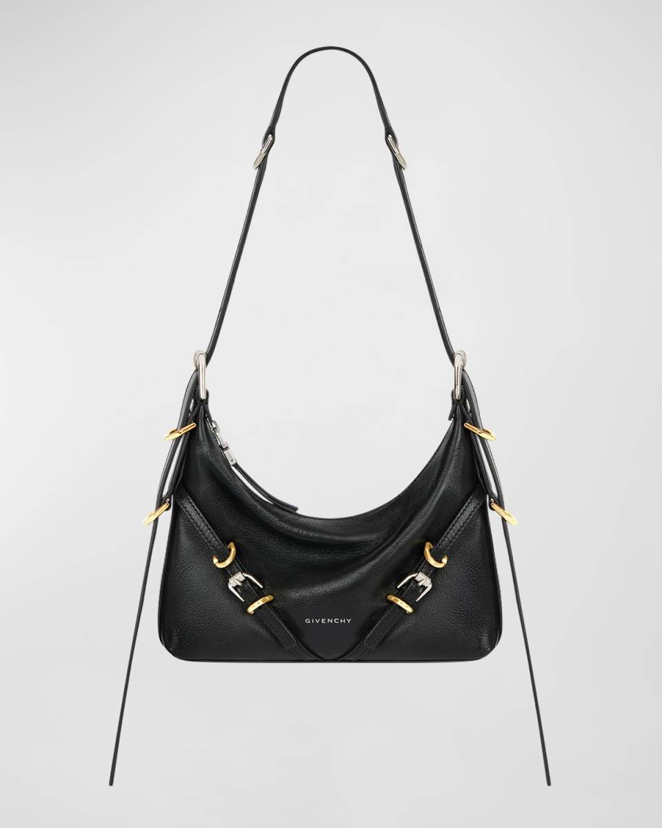 Voyou Mini Shoulder Bag in Tumbled Leather